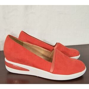 Reaction Kenneth Cole Fay Sneaker Women's Size 7.5 Spiced Coral Slip On Shoes